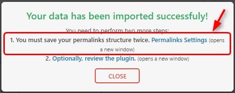 インポート成功